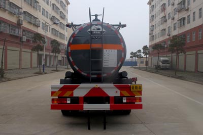 欧曼小三轴15方氢氯酸腐蚀性物品罐式运输车